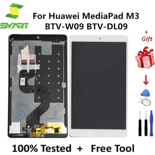 Lcd Screen For Huawei MediaPad M3 BTV-W09 BTV-DL09 8.4" Touch Screen Glass + Lcd Display Touch Screen Digitizer Assembly White