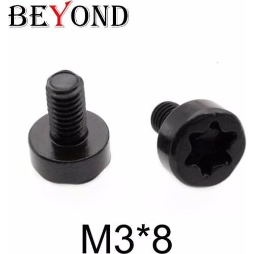 10 pcs M3*8.CNC tool accessories internal and external threading arbor side hole screw T type 12.9 level Phillips screw side