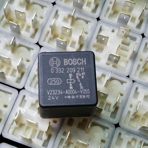 5pcs V23234-A0004-Y055 Automotive Relay 24V 5 Feet 0 332 209 211