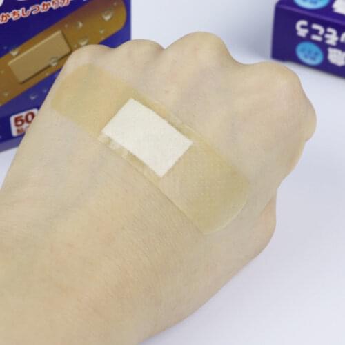 50Pcs Hemostatic Adhesive Bandages Breathable Cute Band Aid Waterproof First Aid Emergency Kit for Kids Adhesive Bandage Camping