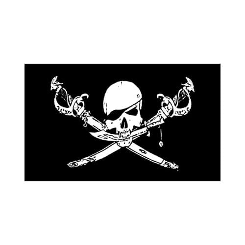 90x150 CM Jolly Roger Skull Cross Bones Pirate Brethren Of The Coast Flag For Decoration