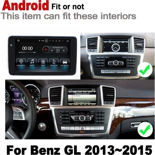Android 7.0 up Car radio GPS multimedia player For Mecerdes Benz GL 2013~2015 NTG Navigation Map 2G+16G HD Screen WiFi BT