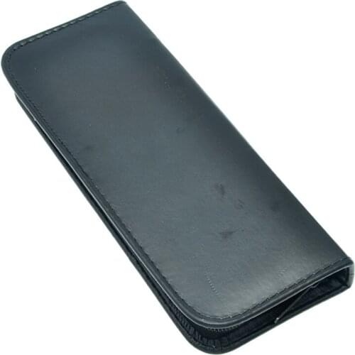 Big Hair Scissors Case 7inch 8inch Pet Dog Shears Bags Black Leather Case for Single Scissors,Storage Case Pouch Holder