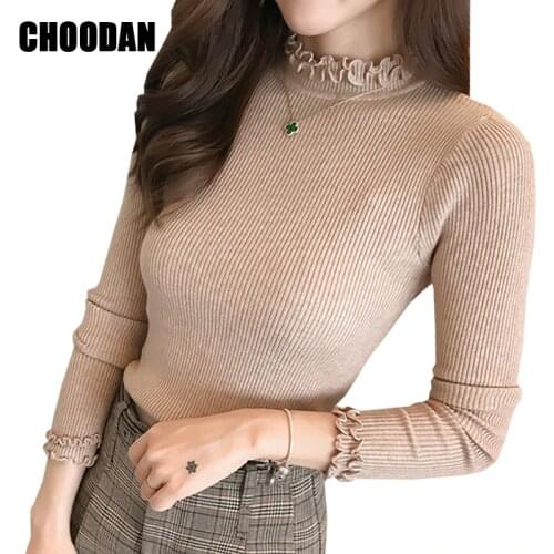 Женские вязаные пуловеры CHOODAN China At AliExpress