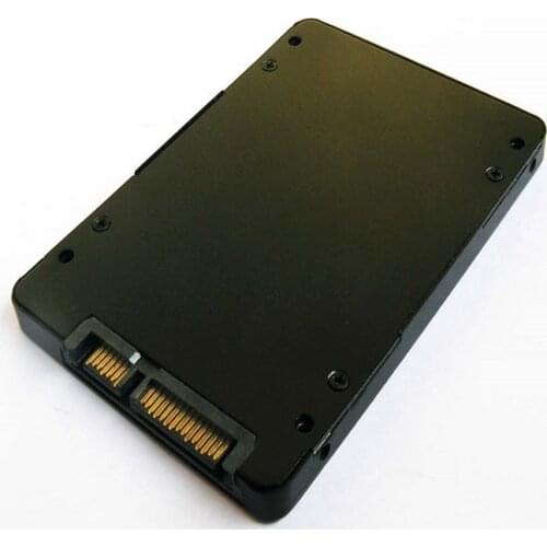 7mm thick aluminum alloy shell mini pcie mSATA SSD solid state hard drive to 2.5 inch SATA adapter card