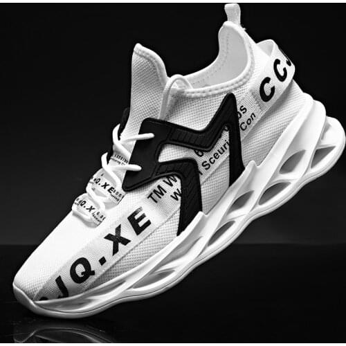 Fashion Men Running Shoes Super Light Blade Sneakers Walking Mesh Outdoor Sports Shoes Male Trainers Cushion Jogging Athletic