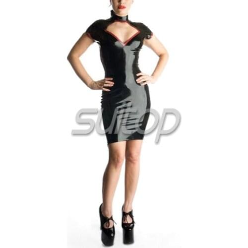 New collection latex sexy dress