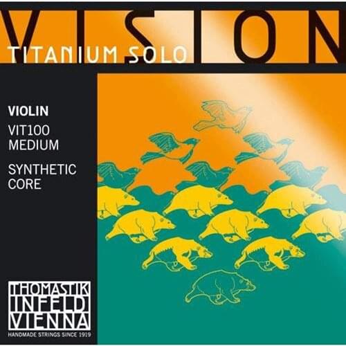Thomastik Vision Titanium Solo VIT100 Violin String Set 4/4,3/4,1/2,1/4,1/8