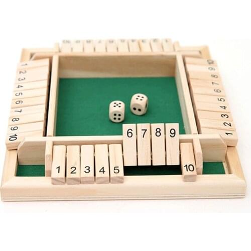 Four Side Flop Game Number Game Toys Parent-child Board Game Bar Party Leisure Game Math Toys Four-person Digital Game Toys