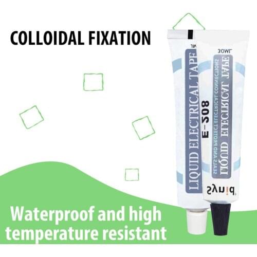 2020 New Liquid Insulation Electrical Tape 1 Oz Tube Paste Waterproof Anti-UV Fast Dry Insulating Waterproof Liquid Tape