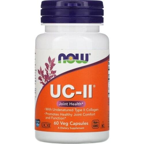Now Foods, UC-II, 60 Veg Capsules, With Undenatured Type II Collagen, Promotes Healthy Joint Comfort n Function, FREE SHIPPING