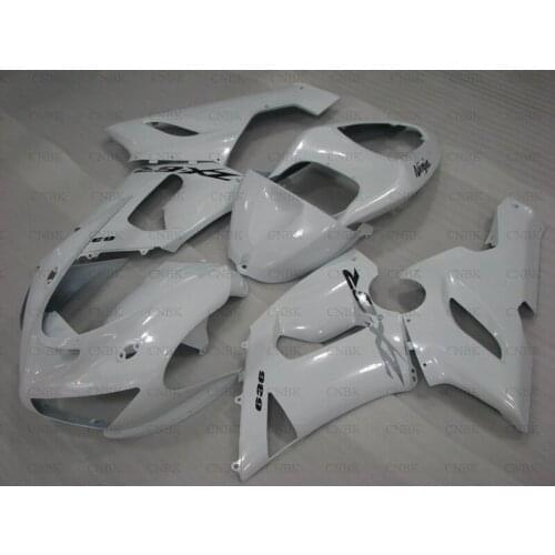 Fairings for ZX6r 636 06 for Kawasaki ZX6r Fairing 2005 Ninja ZX-6r Fairings 2005 - 2006 White