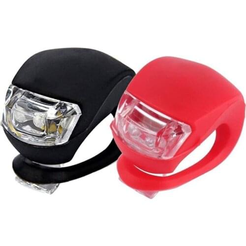 Yohencin Front and Back Bright Bicycle Lights Front Rear with Waterproof Silicone Housing Cycling Brighter Lamp Bike Lights 2pcs