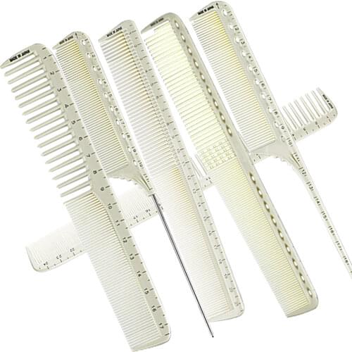 6 Pcs Professional Hairdressing Comb Barber Haircut Hair Comb Anti Static Comb Hairdresser Cutting Comb Salon Hair Styling Tool