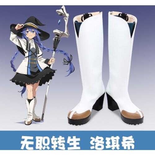 Mushoku Tensei Isekai Ittara Honki Dasu Greyrat Roxy Migurdia Jobless Reincarnation Cosplay Boots Shoes Custom Size Halloween