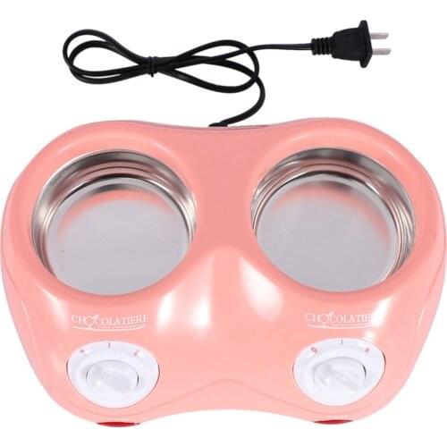 Chocolate Candy Melting Pot Electric Chocolate Fountain Fondue Chocolate Melt Double Pot Melter Machine Diy Kitchen Tool Gift Ha