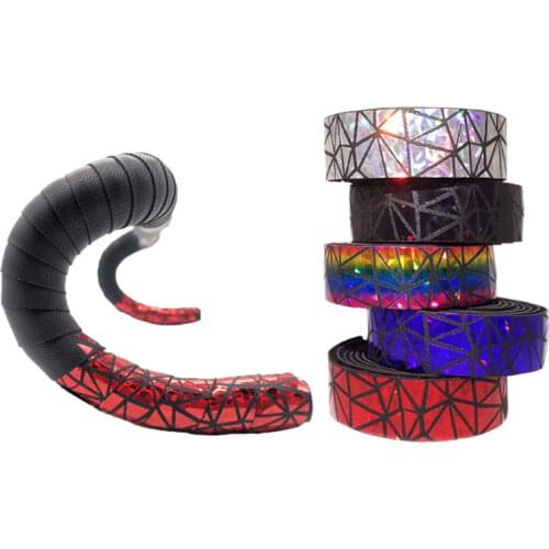 Bicycle Reflective Handlebar Tape Road Bike Handlebar Strap Breathable Wicking Night Reflective Bicycle Belt Dead Fly EVA Wrap