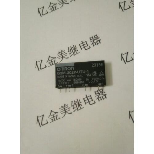 G3M-202P-UTU-1-5VDC PCB solid state relay 2A 250V 5VDC control