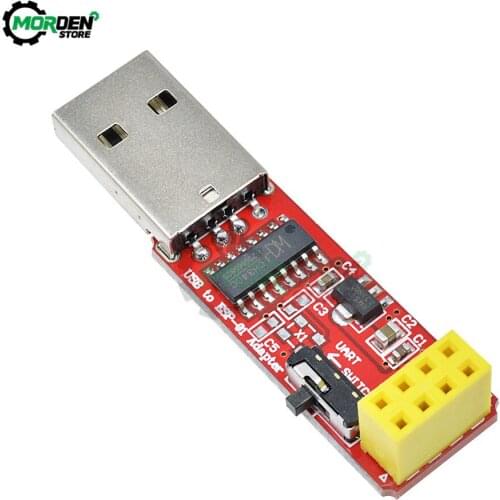 USB to ESP8266 ESP-01/01S WiFi Adapter Module DC 3.3V CH340 CH340G USB to TTL Driver Serial Wireless Wifi Module for Arduino
