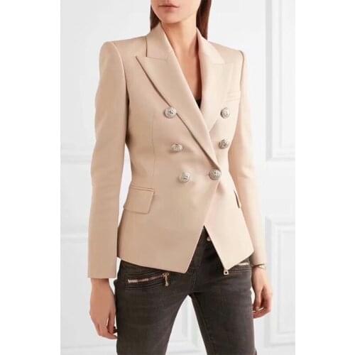 HIGH 10.110 QUALITY WOMAN BLAZER GOLD BUTTONS OFFICE LADY WORK WEAR MUST HAVE ONE