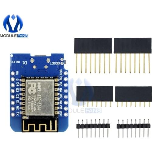 WeMos D1 Mini 3.3V ESP8266 ESP-12 ESP-12F CH340G CH340 G V2 USB WIFI Development Board D1 Mini NodeMCU IOT Board