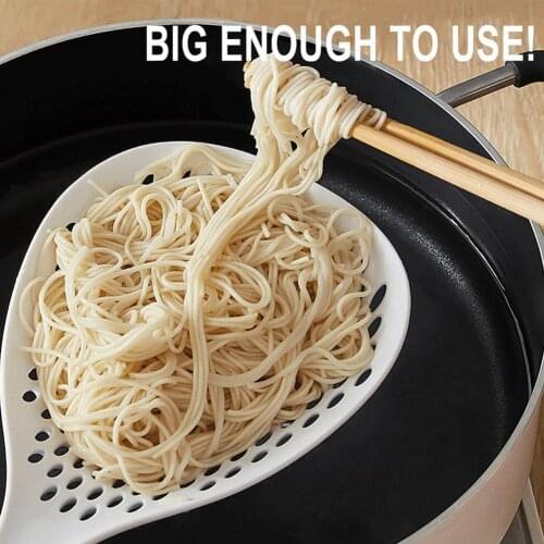 Kitchen Japanese Scoop Colander Slotted Spoon Skimmer For Spaghetti Pasta Household Colander Kitchen Cooking Baking Supplies