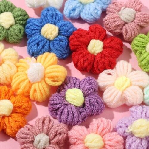 5pcs Flower Patch Embroidery Sticker Sew on Patches for clothing applique embroidery DIY Clothing Accessories