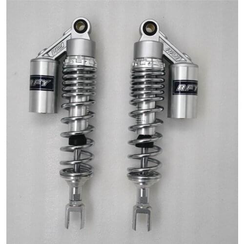 8mm spring 350mm MOTORCYCLE SHOCK ABSORBERS FOR Honda SUZUKI YAMAHA X-MAX XMAX 300 Kawasaki black chrome