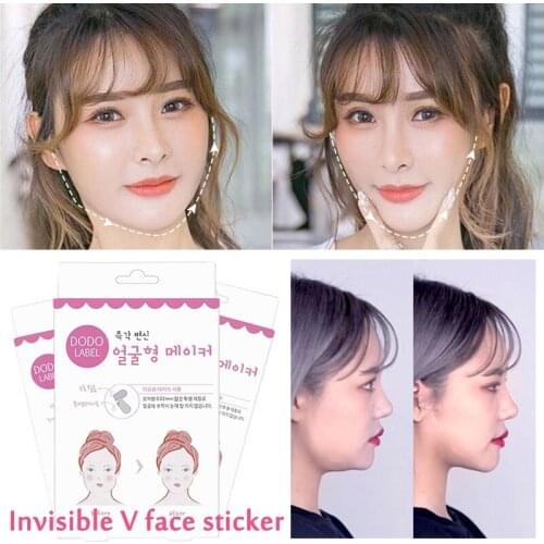 80/40pcs Lift Face Sticker Instant Waterproof V Shape Breathable Makeup Adhesive Tape Invisible Lifting Tighten Chin 2021 Slim