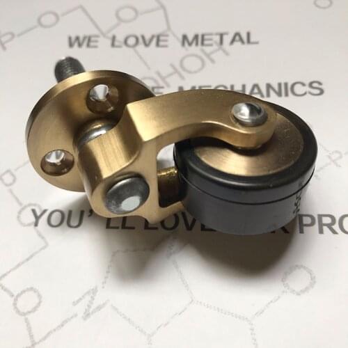 Caster Wheel Antique Retro Brass Wheel Heavy Duty M8 Screw Installation Wheel Diameter 32 Mm Used for Furniture Office Chairs XD