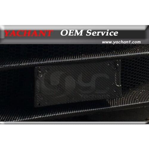 Car-Styling Auto Accessories Full Carbon Fiber Licence Plate Trim Fit For 2011-2014 Aventador LP700 LP720 Licence Holder