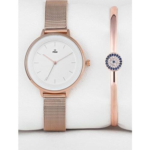 Womens Bracelet And Wrist watch Set, Women Wrist watch, Women 'S Accessory Set
