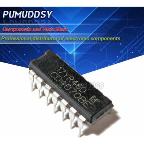 10PCS CD4070BE DIP14 CD4070 DIP 4070BE DIP-14 new and IC