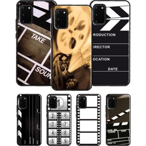 Film Movie Clapperboard Clapper Board Case For Samsung S20 S9 S8 Plus S10 Lite S10e For Galaxy Note 20 Ultra Note 9 8 10 Lite
