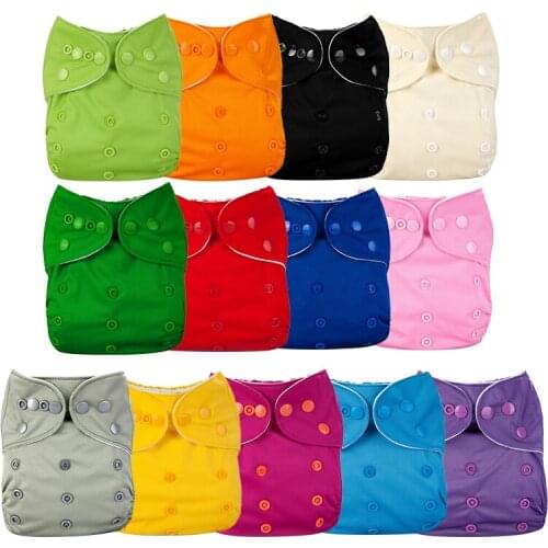 Baby Diapers Washable Reusable Nappies Grid/Cotton Training Pant Cloth Diaper Baby Fraldas Winter Summer Eco-friendly Diapers