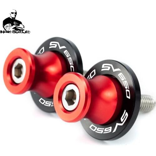 For Suzuki SV650 / S SV650S 1999-2010 2008 2007 2009 Pair Universal 8mm Motorcycle Swingarm Spools Sliders Swing Screw Stand