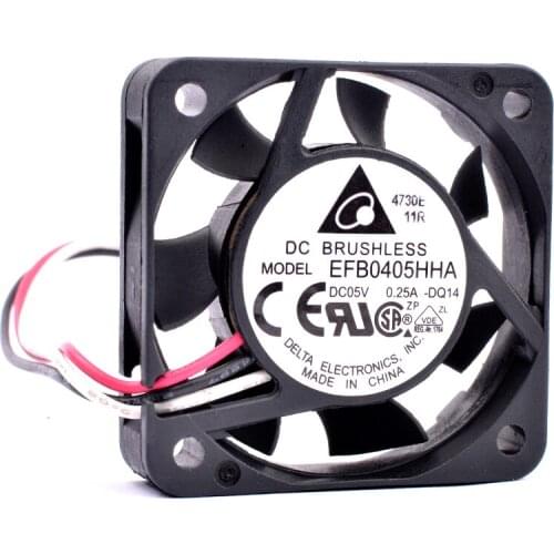 EFB0405HHA 4cm 4010 40mm fan 40x40x10mm DC5V 0.25A switch router high air volume cooling fan