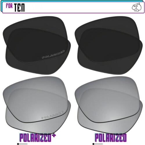 EZReplace Polarized Replacement Lenses for - Oakley Ten Sunglasses - BlkSirP Plus-BlkSirP