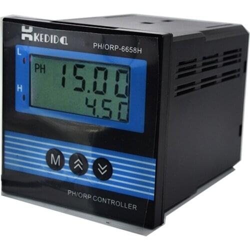KEDIDA CT-6658 LCD Industry PH Meter PH/ORP Controller