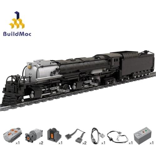 Building City Train Union Pacific 4014 Big Boy Technic Motor Remote Control Locomotives Train Building Block Bricks Kid Toy Gift