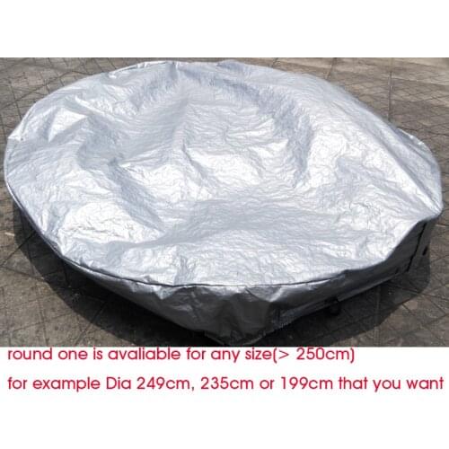 Round shape hot tub cover cap prevent snow, rain and dust,OD: 1600mm x300 mm(H) ,can customize spa, swim spa cover bag