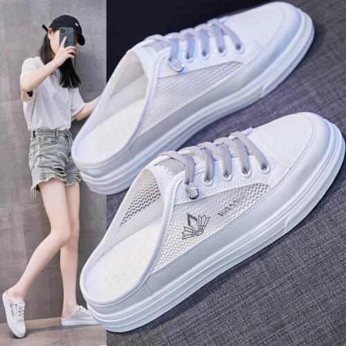 Summer Womens Sandals Shoes Little White Shoes Lnternet Celebrity Same Ventilation Slipper Style Platform Casual Board Shoes