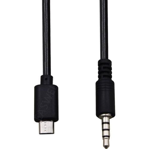 Micro-USB 5Pin Male to 3.5mm Male Stereo Audio Car AUX Output Cable Adapters