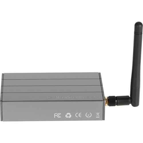 New Aluminum Alloy Shell Car Multimedia Display Dongle 1080P WIFI Mirror Box Airplay Miracast GPS DLNA For Android