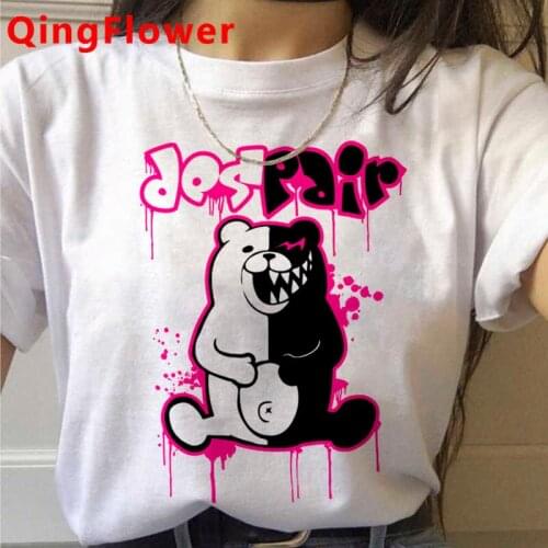 Ouma Kokichi Danganronpa V3 clothes men aesthetic tumblr kawaii streetwear ulzzang t-shirt summer top white t shirt streetwear