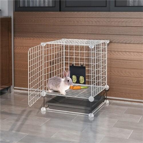 Hay Bag Hanging Pouch Feeder Holder Feeding Dispenser Container For Rabbit Guinea Pig Small Animals Pet