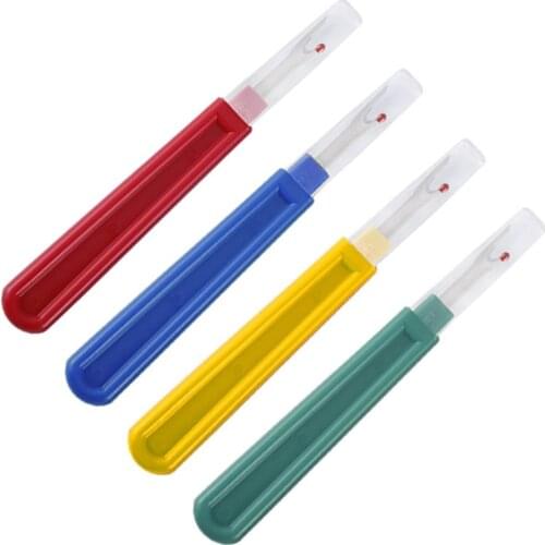 1pcs Large Seam Ripper Cross Stitch Sewing Tools Sharp Stitches Removed Tool Safe Plastic Handle Craft Thread Cutter