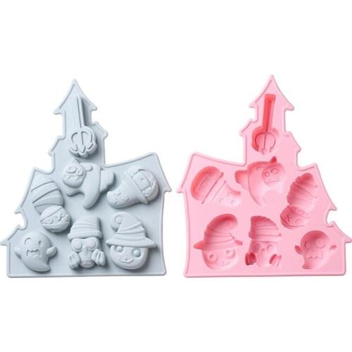 Silicone mold halloween reposteria cake tools DIY ghost festival moldes de silicona kitchen baking accessories cookie cutters