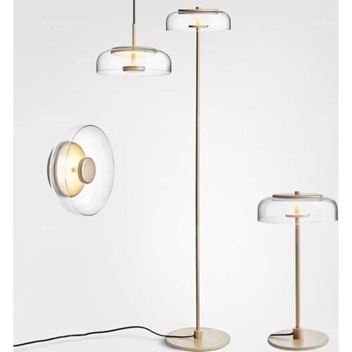 Modern Led Metal Pendant Lights Wrought Iron Glass Round Ball Brass Rod Hanging Lamp For Living Roomcafekitchen Nordic Lighting