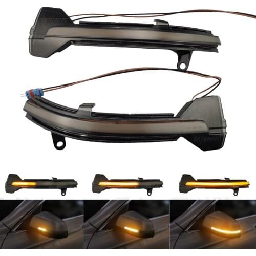 2pcs Side Mirror indicator Dynamic Sequential Flowing LED Turn Signal Light For BMW 5 6 7 Series F10 F11 F07 F06 F12 F13 F01 F02